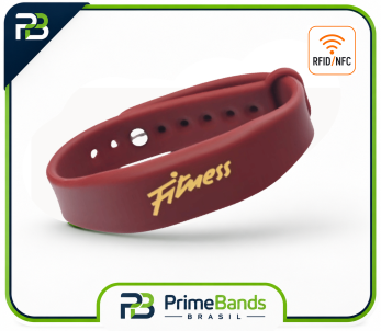 Pulseira de Silicone com Chip