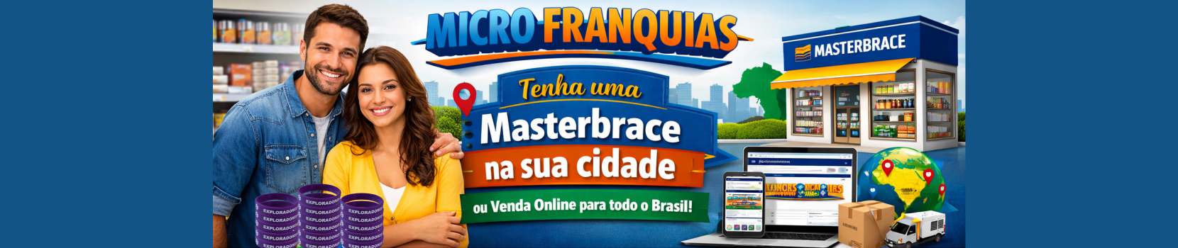 franquia de pulseiras de silicone personalizadas