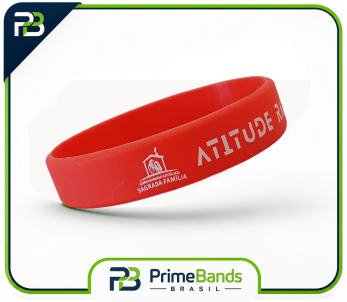Pulseira de Silicone Personalizada
